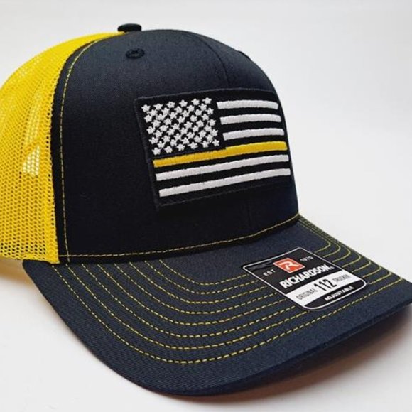 Accessories | Thin Yellow Line Flag Hat Tow Truck Operator Embroidered ...